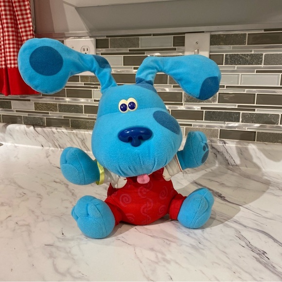 Vintage Fisher Price Blues Clues Blues All Ears interactive singing plush - Picture 3 of 14